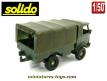Le camion militaire Renault 4x4 VLRA R2087 en miniature Solido au 1/50e