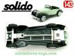 Le cabriolet Talbot T23 modèle 1937 en voiture miniature par Solido au 1/43e