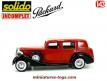 La Packard Sedan Eight 1937 en miniature Solido Âge d'or au 1/43e incomplète
