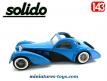 La Bugatti Atalante 57S découvrable bleue miniature de Solido Âge d'or au 1/43e