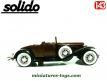 Le coupé Cord L29 1929 en miniature de Solido Âge d'or au 1/43e incomplet