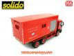 Le Renault Premium Kerax 340 porte berce pompiers miniature Solido au 1/55e