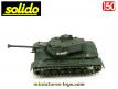 Le char Patton M47 vert armée en miniature de Solido au 1/50e incomplet