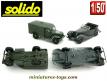 La Mercedes 540K et le Dodge WC54 militaires miniatures Solido au 1/50e