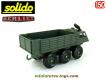 Le véhicule amphibie Berliet Aurochs Alvis miniature de Solido au 1/50e