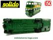 L'autobus anglais AEC vert a impérial Londonien en miniature Solido au 1/50e