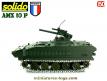Un AMX 10P canon de 20 mm français en miniature par Solido au 1/50e