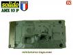Un AMX 10P canon de 20 mm français en miniature par Solido au 1/50e