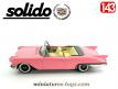 La Cadillac Eldorado Biarritz découverte rose en miniature Solido au 1/43e
