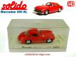 Le coupé Mercedes 300 SL rouge en miniature par Solido au 1/43e