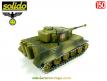 Le char allemand PzKw VI Tigre I Ausf H en miniature de Solido au 1/50e