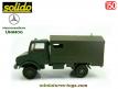 Le Mercedes Unimog U400 atelier de campagne miniature de Solido au 1/50e