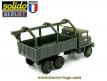 Le camion militaire Berliet GBC 8 Kt lot 7 de Solido au 1/50e avec traces de colle