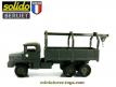 Le camion militaire Berliet GBC 8 Kt lot 7 de Solido au 1/50e avec traces de colle