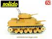 Le char américain M3 Général Grant sable en miniature par Solido au 1/50e