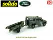 La Land Rover 110 IFOR et sa remorque bateau miniature Solido au 1/43e