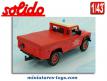 La Land Rover Defender 110 pick-up pompiers en miniature Solido au 1/43e