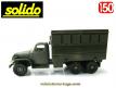 Le GMC CCKW 353 6x6 cabine tôlée Shelter en miniature de Solido au 1/50e