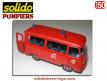 Le Peugeot J9 minicar pompiers en miniature par Solido au 1/50e