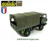 Le camion Renault TRM 2000 militaire bâché en miniature de Solido au 1/55e