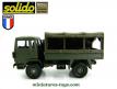 Le camion Renault TRM 2000 militaire bâché en miniature de Solido au 1/55e