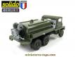 Le camion Berliet GBC 8 Kt citerne militaire en miniature de Solido au 1/50e