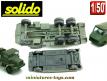 Le Berliet GBC 8 Kt citerne et le Citroën C35 militaire miniature Solido au 1/50e