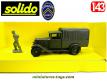 Le Citroën C4 F transport bâché militaire de 1940 en miniature Solido au 1/45e