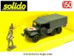 Le Dodge WC 63 6x6 ambulance bâché miniature de Solido au 1/50e