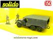 Le Dodge WC 63 6x6 ambulance bâché miniature de Solido au 1/50e