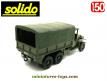 Le GMC CCKW 353 6x6 cabine torpédo en miniature militaire Solido au 1/50e