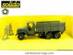 Le GMC CCKW 353 6x6 cabine torpédo en miniature de Solido au 1/50e