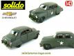 La Chevrolet 1950 HQ militaire en voiture miniature par Solido au 1/43e