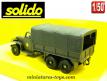 Le GMC CCKW 353 6x6 militaire bâchée en miniature de Solido au 1/50e