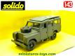 La Land Rover 109 militaire en miniature de Solido au 1/43e