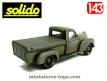 Le Dodge pick up V8 1940 militaire en miniature de Solido au 1/43e