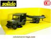 La Jeep Willys avec sa remorque porte bateau Zodiac en miniature de Solido