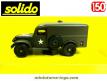 Le Dodge tôlé WC 54 4x4 Signal Corps en miniature militaire Solido au 1/50e