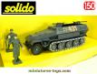 Le semi chenillé Hanomag SdKfz 251 gris en miniature de Solido au 1/50e
