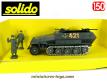 Le semi chenillé Hanomag SdKfz 251 gris en miniature de Solido au 1/50e