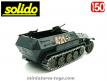 Le SdKfz 251 Hanomag gris en miniature par Solido au 1/50e