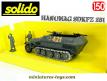 Le semi chenillé Hanomag SdKfz 251 gris en miniature de Solido au 1/50e