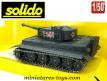 Le char allemand PzKw VI Tigre I Ausf H gris en miniature Solido au 1/50e