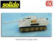 Le char allemand Jagdpanther Ausf G blanc en miniature de Solido au 1/50e