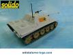 Le char allemand Jagdpanther Ausf G blanc en miniature de Solido au 1/50e