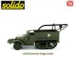 Un Half-track US M3 Lot 7 depannage en miniature par Solido au 1/50e