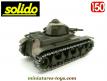 Le char français Renault R35 camo en 1940 miniature Solido au 1/50e