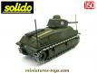 Le char Somua S35 français mod 1935 1940 en miniature par Solido au 1/50e