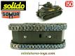 Le char Somua S35 français mod 1935 1940 en miniature par Solido au 1/50e