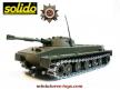 Le char russe PT76 de couleur vert en miniature par Solido au 1/50e